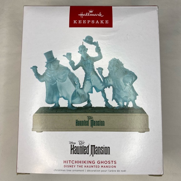 Disney haunted mansion hitchhiking ghosts hallmark ornament. (colorchange/sing) - Picture 5 of 8